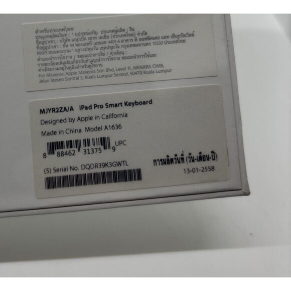 NEW Apple Smart Keyboard Folio Case for 12.9 inch iPad Pro 1st 2nd Gen A1636 - Picture 4 of 6